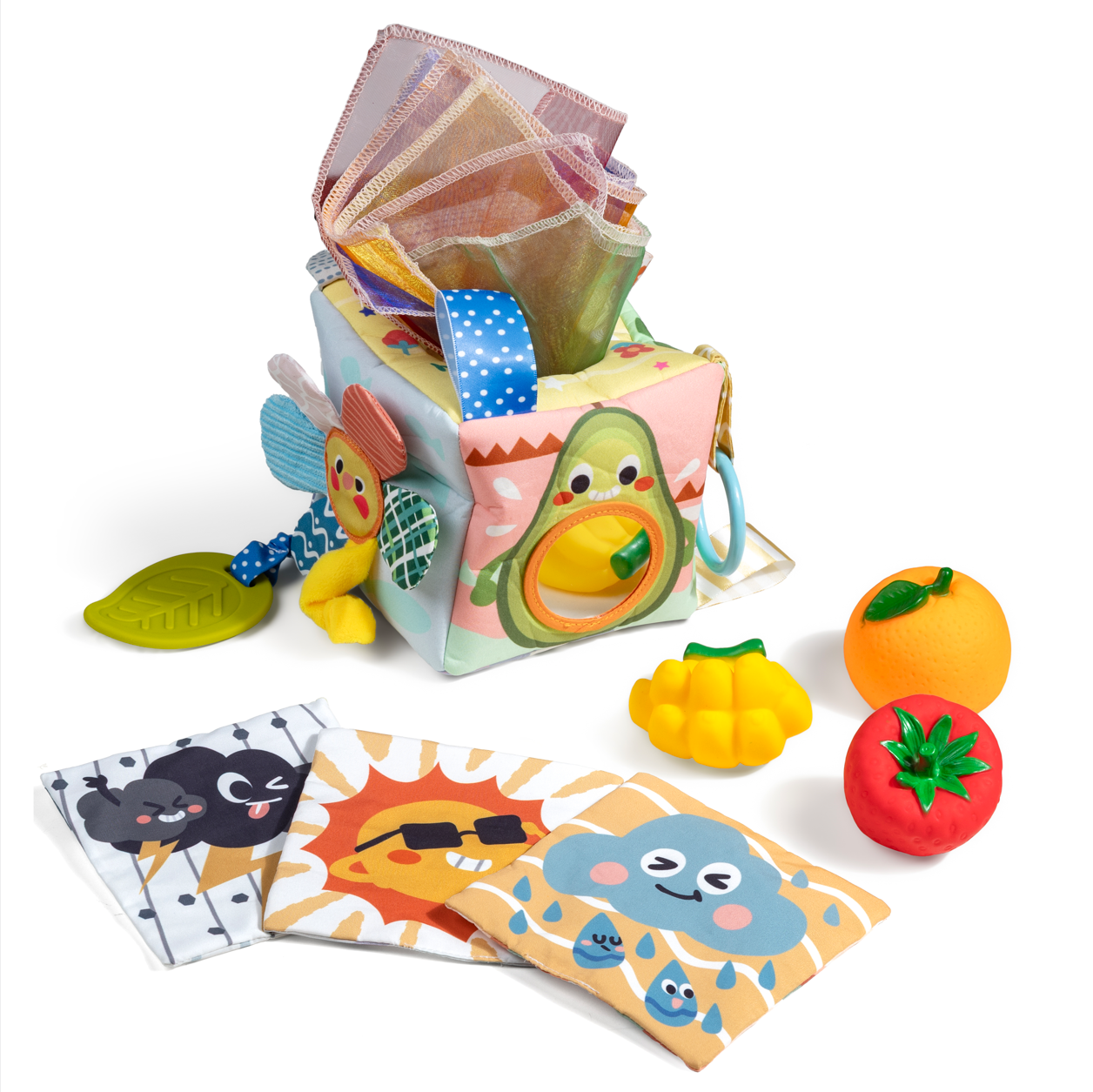Tissue box toy color