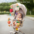 Hanging apple, pineapple, raspberry, apricot toys for baby